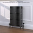 CI-RC760-10-MET-PEWTER-LS01 - Richmond 4 Column Victorian Cast Iron Radiator H760mm x W1073mm CI-RC760-10-MET-PEWTER-LS01 - Richmond 4 Column Victorian Cast Iron Radiator H760mm x W1073mm